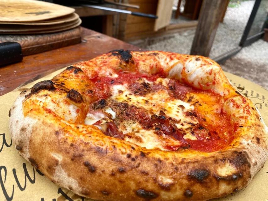 Rome: Combo Pizza and Pasta Cooking Class with Wine - Eating outdoors, with tiramisu at the finish