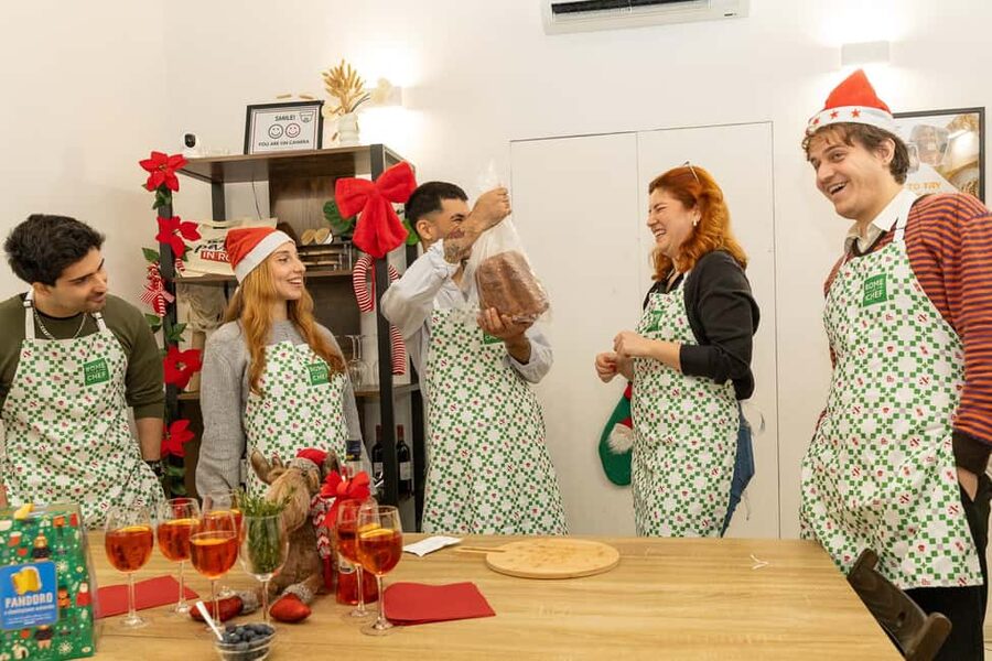 Rome Cooking Class: Make Pasta and 3 Spritz Cocktails - The social side of a 14-person class