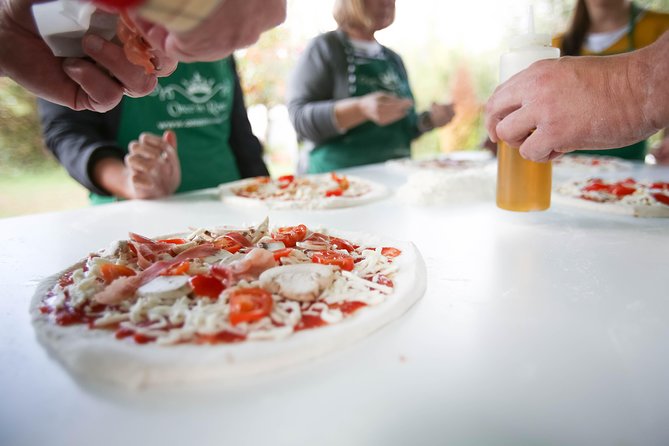 Rome Cooking Class: Make Pizza and Pasta with Wine & Dessert - Eating in the Roman garden