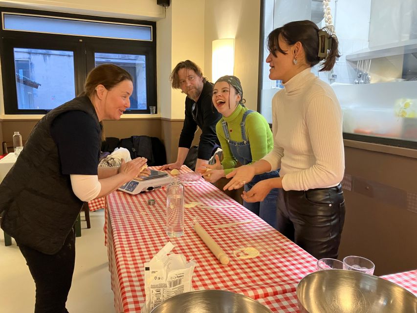 Rome: Cooking Class of fresh Pasta and Tiramisu Cake - Sitting Down to Eat Your Own Work