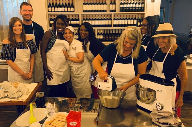 Rome Cooking: Pasta & Tiramisu Making, Free-Flowing Fine Wine - La Nicchia Cafè begins the meal with a tasting