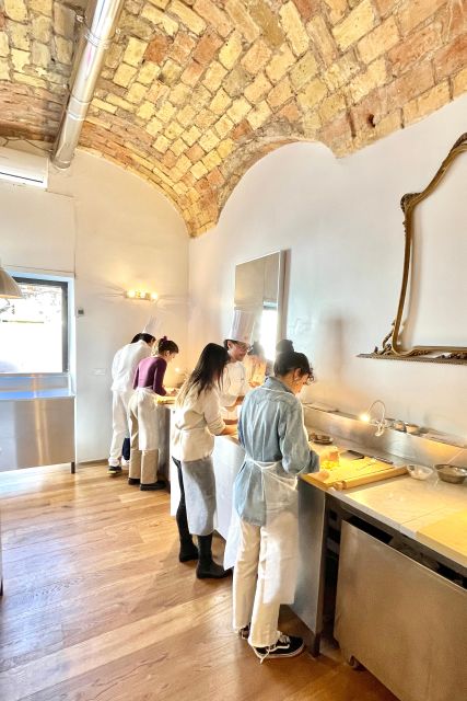 Rome: Five Shapes of Pasta Cooking Class in Ancient Tavern - Cooking pasta inside Rome’s old Cucina tavern
