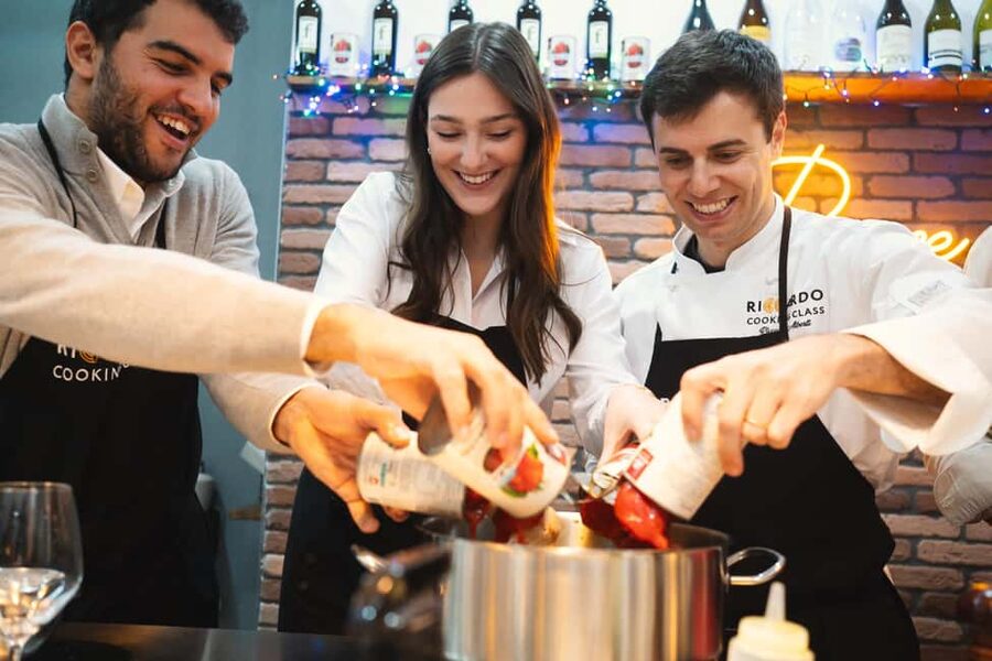 Rome: Fresh Pasta-Making Class with Italian Chef and Wine - Roman sauces: Carbonara, cacio e pepe, and arrabbiata