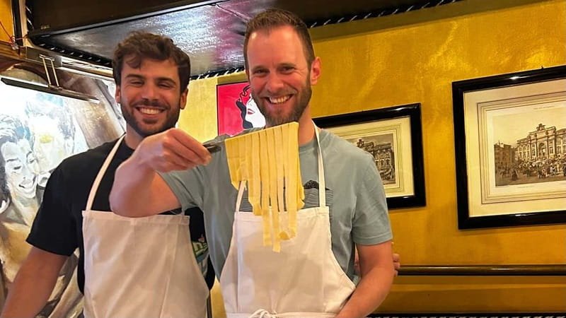 Rome: Hands-On Pasta & Tiramisu Class - Fresh pasta is the main event near San Paolo Basilica