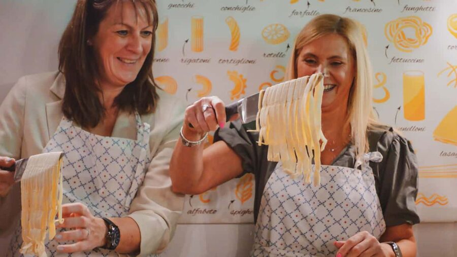 Rome: Make Pasta & Mix 3 Italian Spritz Near the Colosseum - The Hugo spritz arrives while you cook