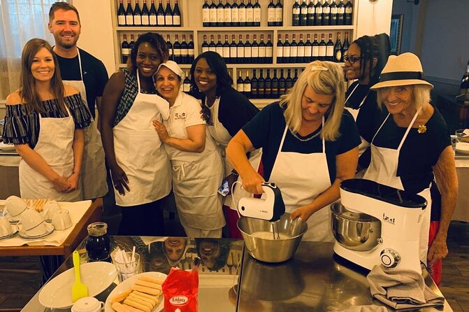 Rome Pasta and Tiramisu Class: Ravioli, Fettuccine & Fine Wine 5<em> – Five things worth knowing before you book’ /></p>
<ul>
<li><strong>Three classic dishes in one class:</strong> You make fettuccine, ricotta and spinach ravioli, and tiramisu.</li>
<li><strong>Wine is part of the experience:</strong> Prosecco, DOCG wine, soft drinks, and water are served while you cook.</li>
<li><strong>A genuinely small format:</strong> The maximum group size is 12, with some sessions much smaller.</li>
<li><strong>Near the Vatican:</strong> The class takes place at a locally loved restaurant in the Vatican area, close to public transportation.</li>
<li><strong>Useful take-home material:</strong> Recipes are provided so you can repeat the pasta and dessert at home.</li>
<li><strong>The class favors fun over technical depth:</strong> Expect guidance, food, and social time, but not a full lesson in sauces or restaurant cooking.</li>
</ul>
<h2>Making pasta near the Vatican</h2>
<p><img width="669" height="446" decoding="async" src=