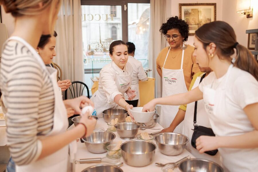 Rome: Pasta and Tiramisu Cooking Class in Piazza Navona - From Cooking Table to Restaurant Table