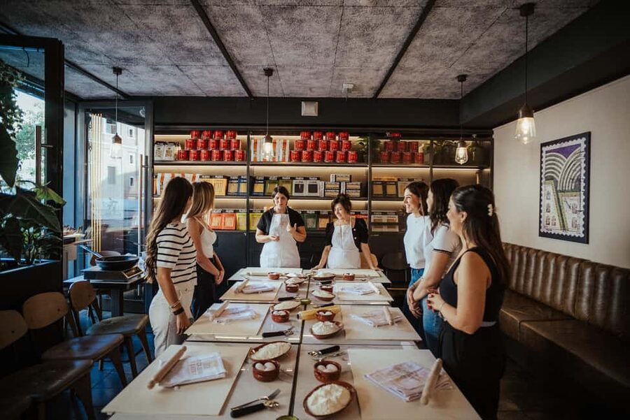 Rome: Pasta and Tiramisu Cooking Class with Spritz and Wine - Fresh pasta in a Roman osteria near Piazza Navona