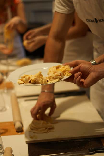 Rome: Pasta and tiramisu perfection class w/wine & dessert - What the $89.50 Price Really Covers
