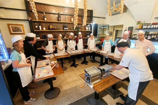 Rome: Pasta Cooking Class, Dinner & Wine in Authentic Restaurant - Dinner, wine, and ricotta tart