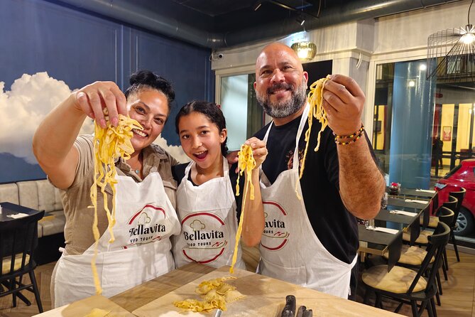 Rome: Pasta Fettuccine Ravioli and Tiramisu Cooking Class - Key points to know before booking