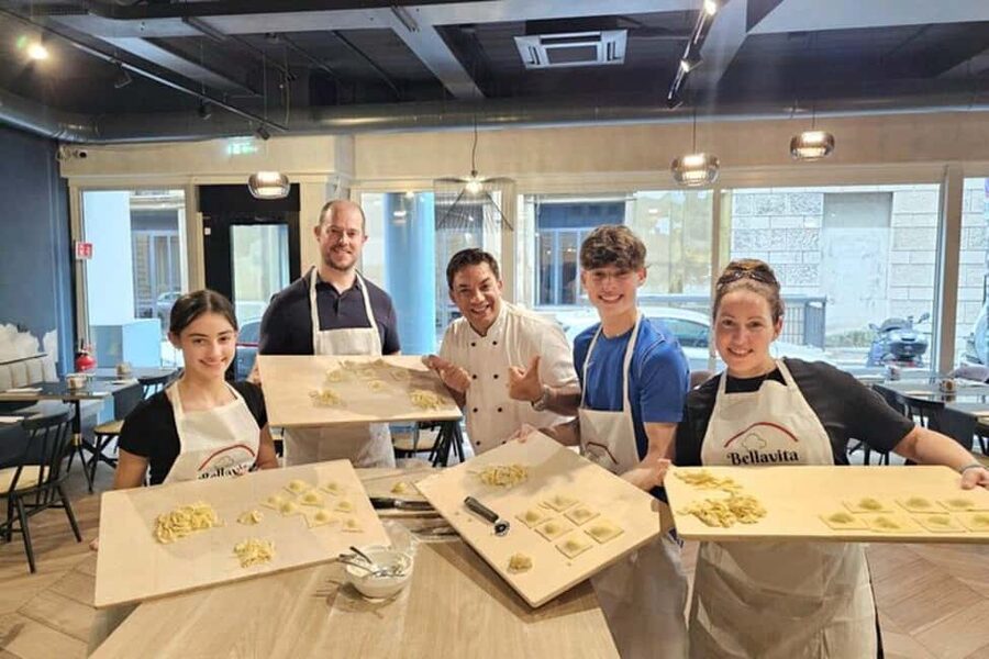 Rome: Pasta Fettuccine, Ravioli & Tiramisu Cooking Class - Tiramisu adds a sweet finish