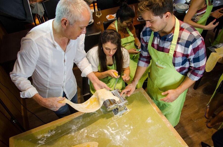 Rome: Pasta & Tiramisu Making Class - Making the Main Course by Hand