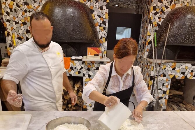 Rome - Tagliatelle Cooking Class with sit down Meal & Prosecco - Making tagliatelle near the Spanish Steps
