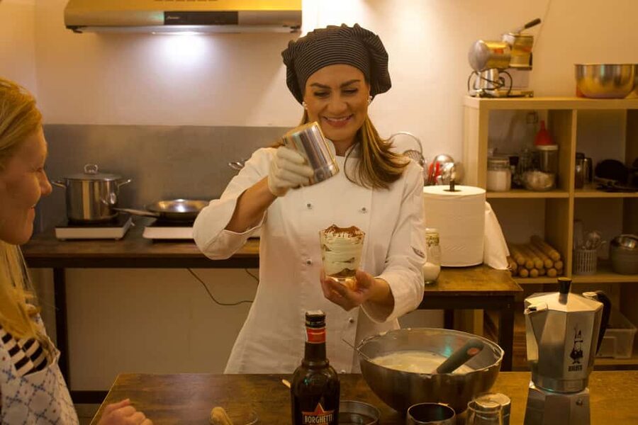 Rome: Tiramisu and Pasta Cooking Class near the Colosseum - Starting with tiramisu and a little Italian spirit