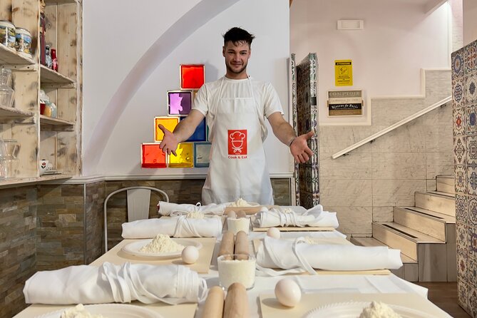 Rooftop Pasta,Tiramisu and wine! Cooking Class with Wine tasting! - Starting at the rooftop kitchen on Viale delle Milizie