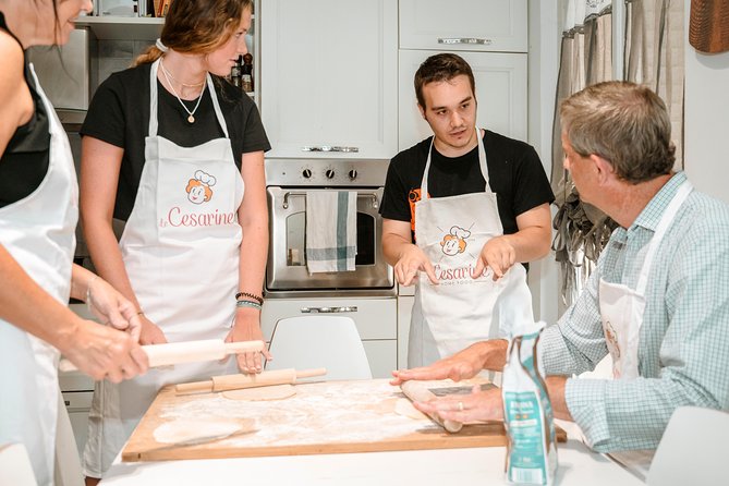 Share your Pasta Love: Small group Pasta and Tiramisu class in Vicenza - Sitting down to eat what you made