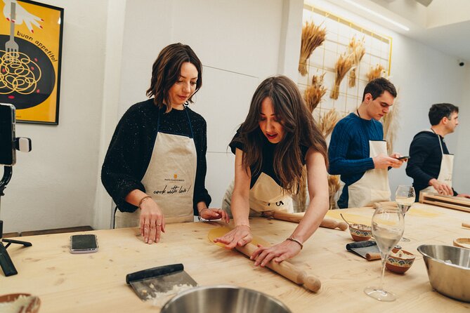Small-Group Pasta Cooking Class and Market Tour in Florence - Eating, wine, and the value of the $181.39 price