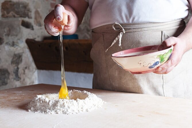 Small Group Pasta Making Class Wine Tasting in a Tuscan Castle - Chef Jerry’s two-hour kitchen session
