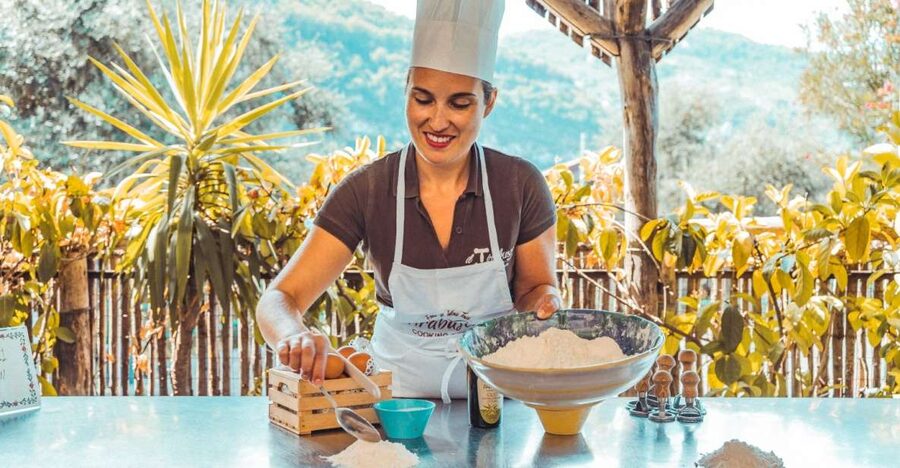 Sorrento: Pasta Making Class - Olive oil, focaccia, and a mozzarella lesson