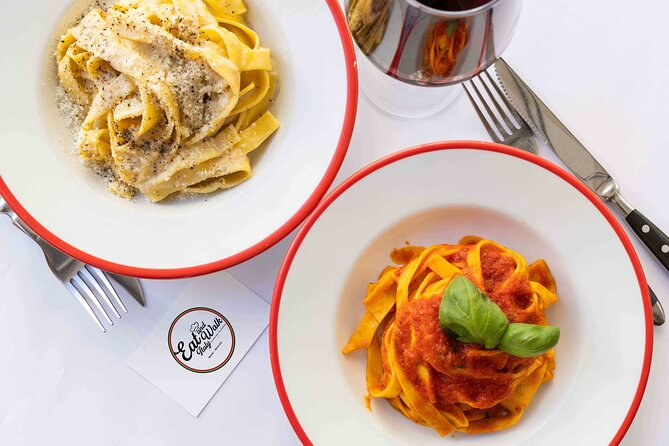 Top Class of Ravioli, Fettuccine and Tiramisu Workshop in Rome - Sitting down to eat what you prepared