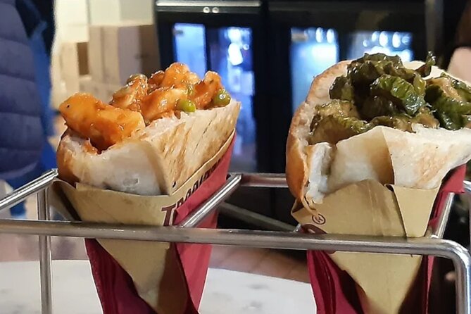 Trastevere Rome Walking Food Tour: Pasta, Wine and Gelato - Trapizzino near Piazza Trilussa