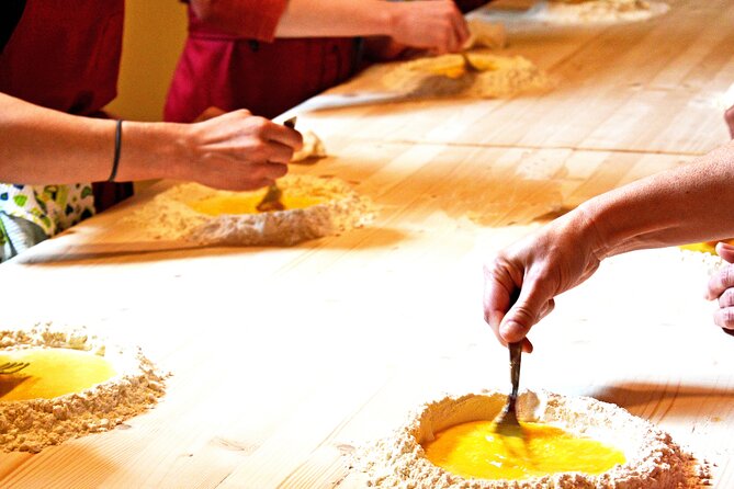 Tuscan Cooking Class -Traditional Pasta Menu - Sitting down to the four-course lunch