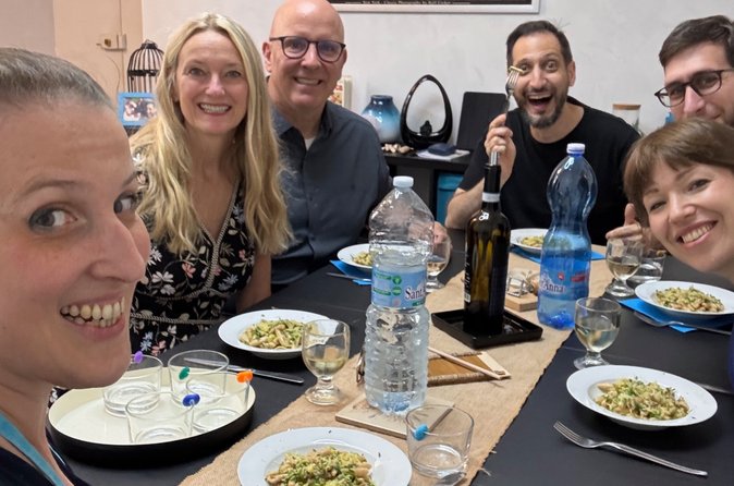 Vegan Pasta in Verona in a family home Kitchen - Shaping pasta turns technique into a hands-on skill