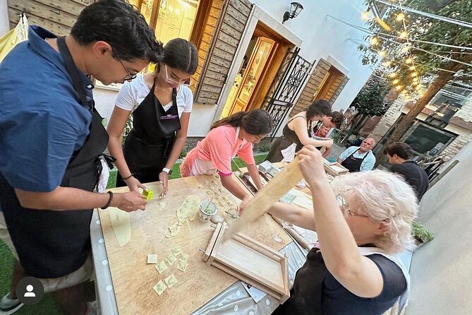 Venice Cooking Class in Mestre – Pasta & Tiramisu, wine and more - A glass of Prosecco starts the lesson