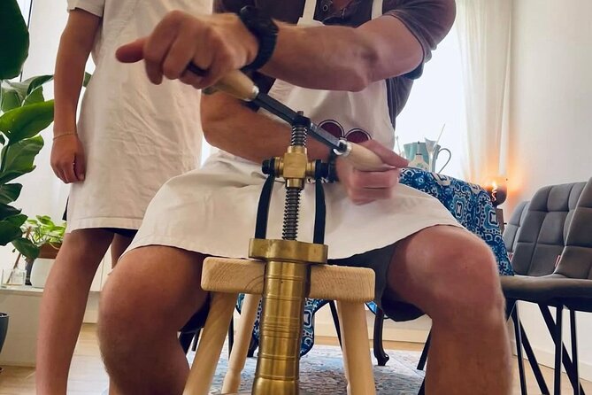 Venice Hands-On Bigoli Pasta Class : Cook & Taste Local Recipes - Kneading dough and using the torchio bigolaro
