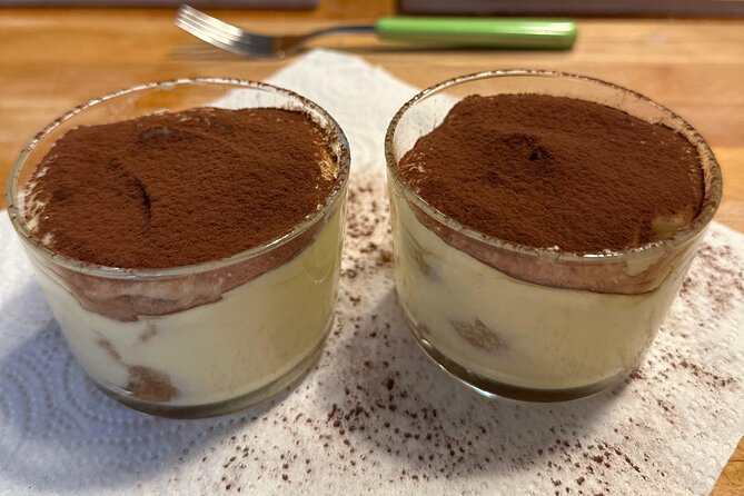 With Tiziana Cooking Class for Pesto , Gnocchi and Tiramisù - Making Genoese pesto with a marble mortar