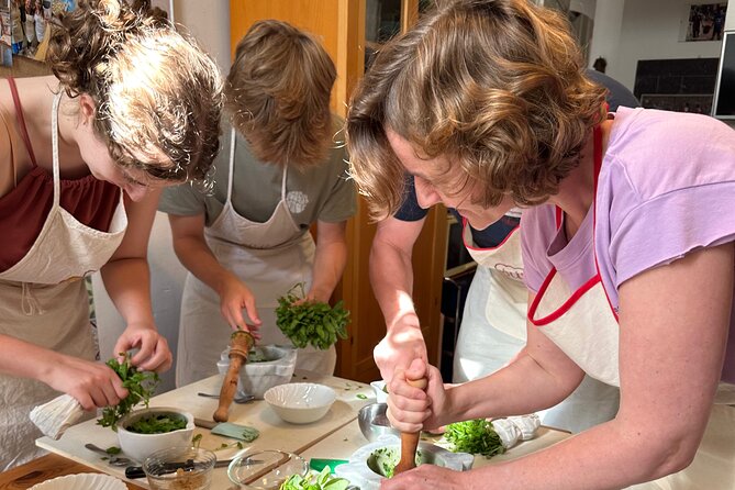 With Tiziana Cooking Class for Pesto , Gnocchi and Tiramisù - Sharing lunch with Tiziana and Roberto